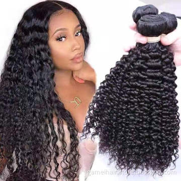 100% Unprocessed Virgin Human Hair Deep Wave Bundles Hot Selling Malaysian Cuticle Aligned Hair Human Extensions  Deep